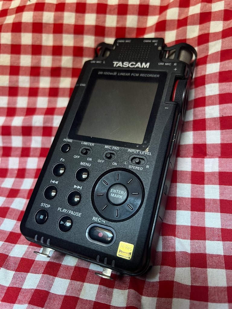 Tascam DR100 mkiii, Ophalen, Zo goed als nieuw