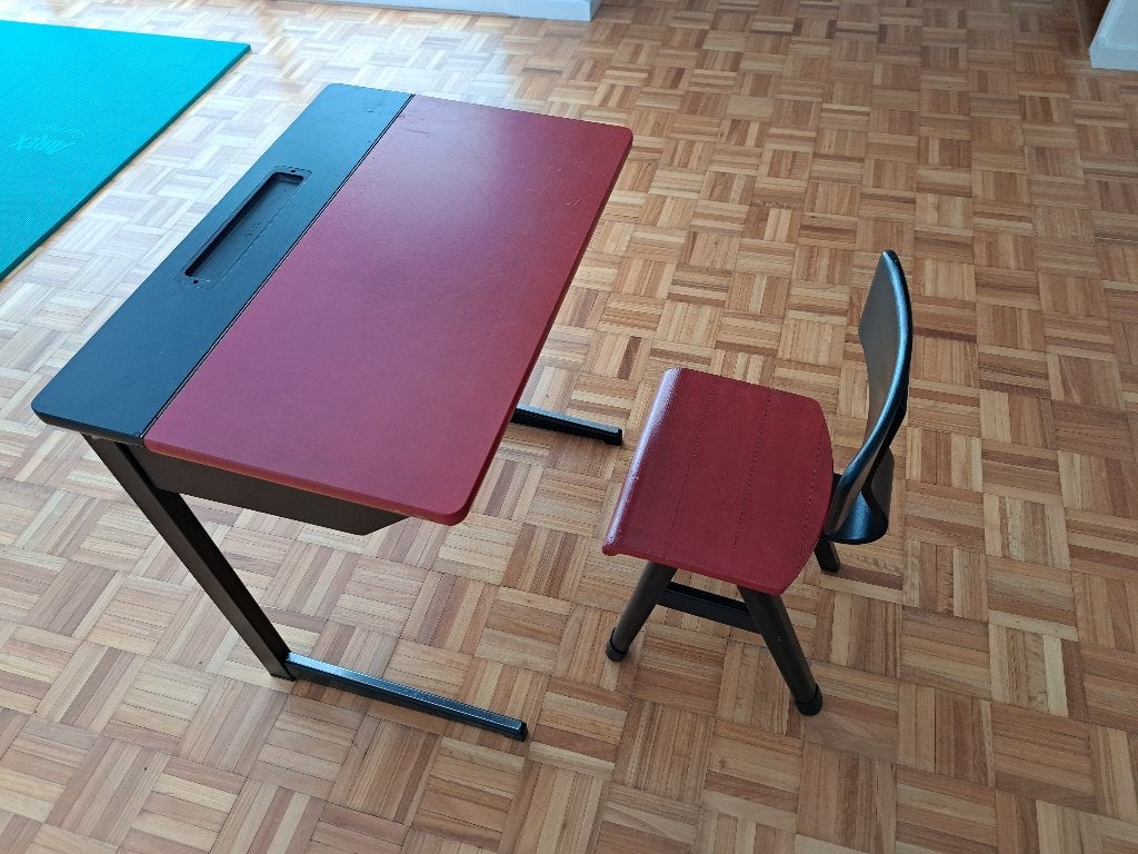 lessenaar met stoeltje, Kinderen en Baby's, Kinderkamer | Tafels en Stoelen, Ophalen, Zo goed als nieuw, Tafel(s) en Stoel(en)