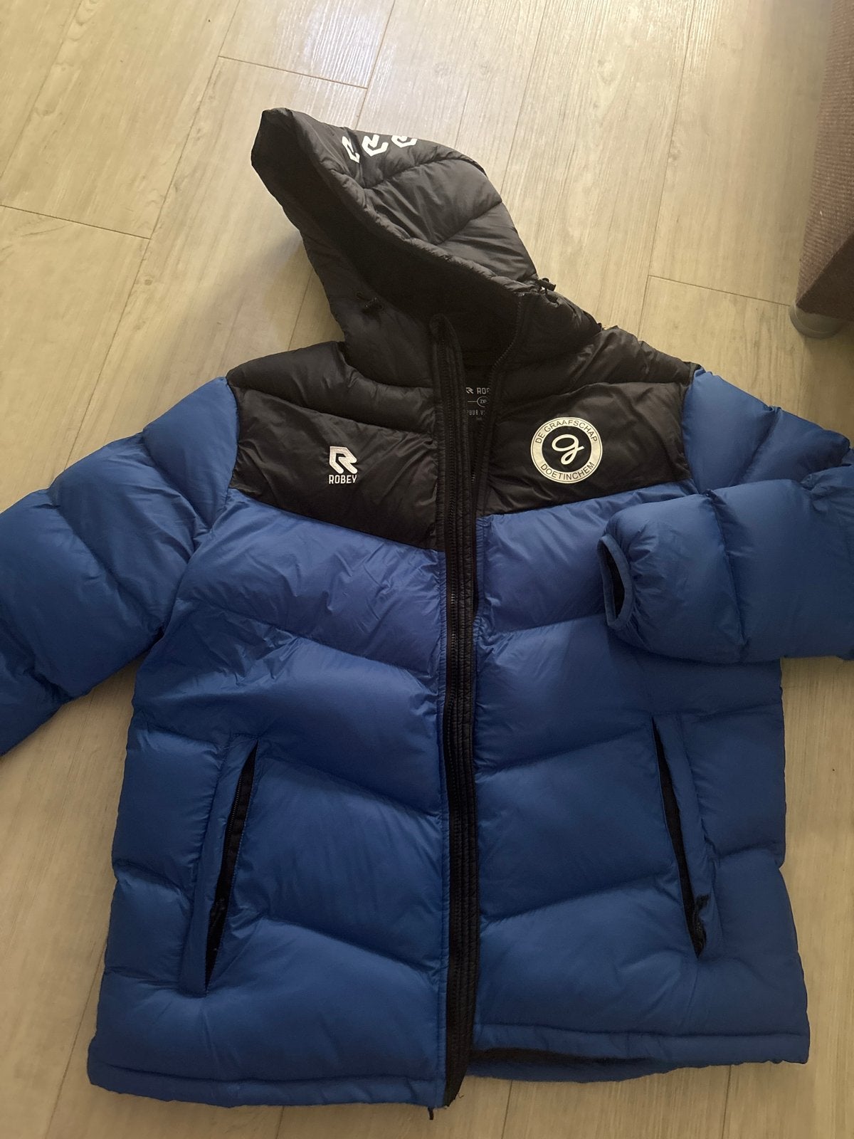 Robey De Graafschap Pufferjack - Maat 2XL, Ophalen of Verzenden, Zo goed als nieuw, Overige maten, Blauw
