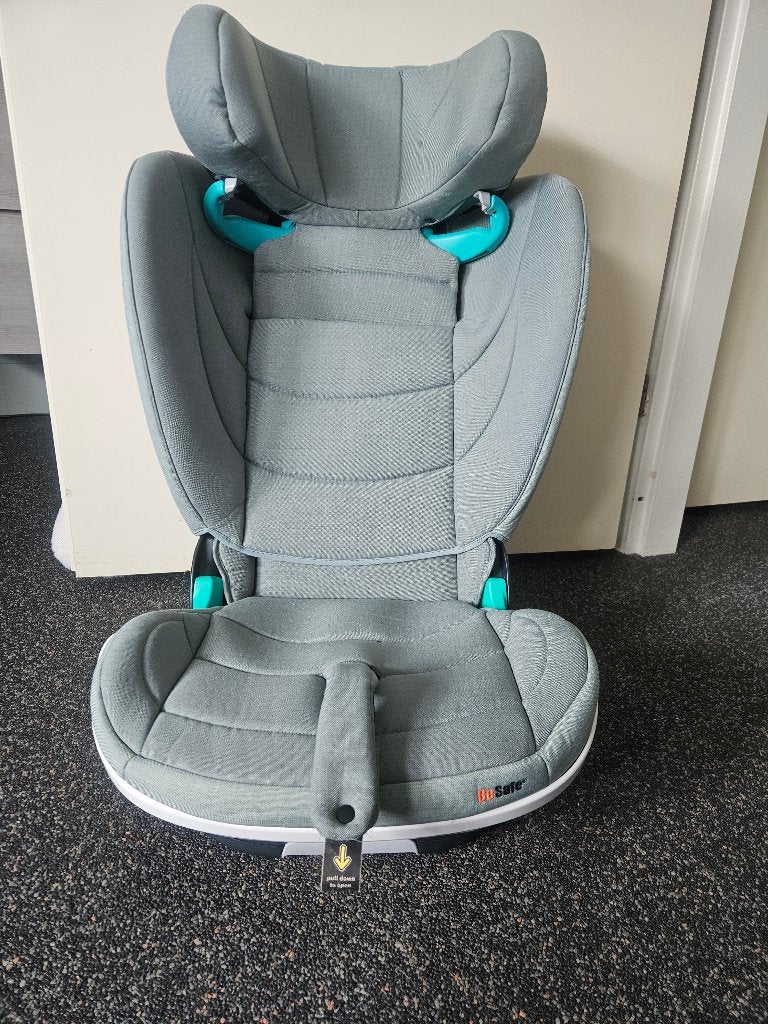 BeSafe iZi Flex Fix 2 i-Size Autostoel - Sea Green Mélange, Kinderen en Baby's, 15 t/m 36 kg, Zo goed als nieuw, Isofix, Ophalen
