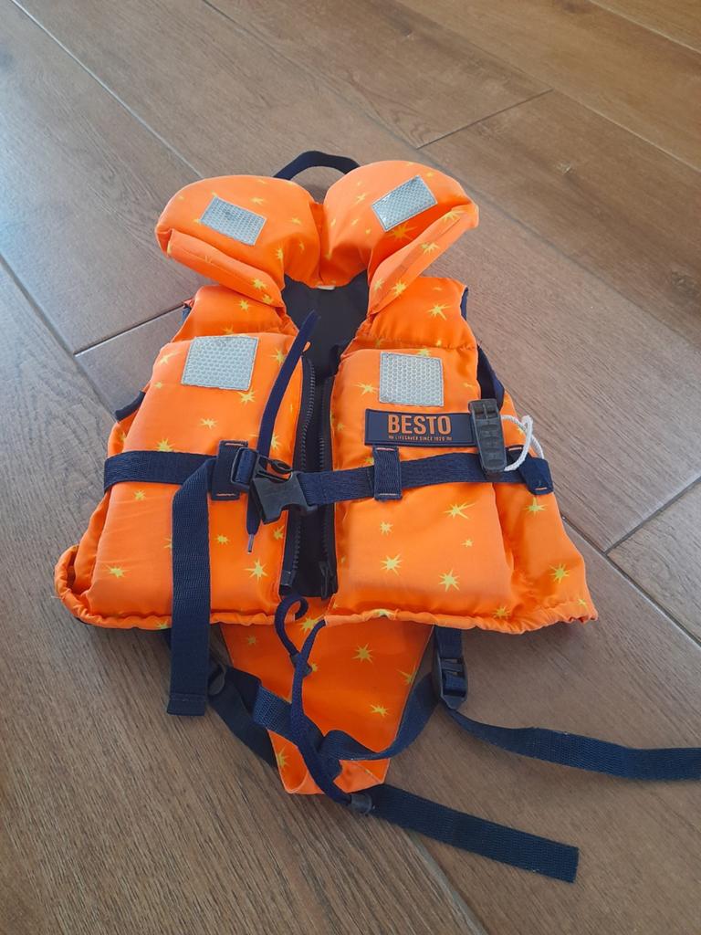 BESTO reddingsvest kind, Watersport en Boten, Kind, Ophalen of Verzenden, Zo goed als nieuw, BESTO