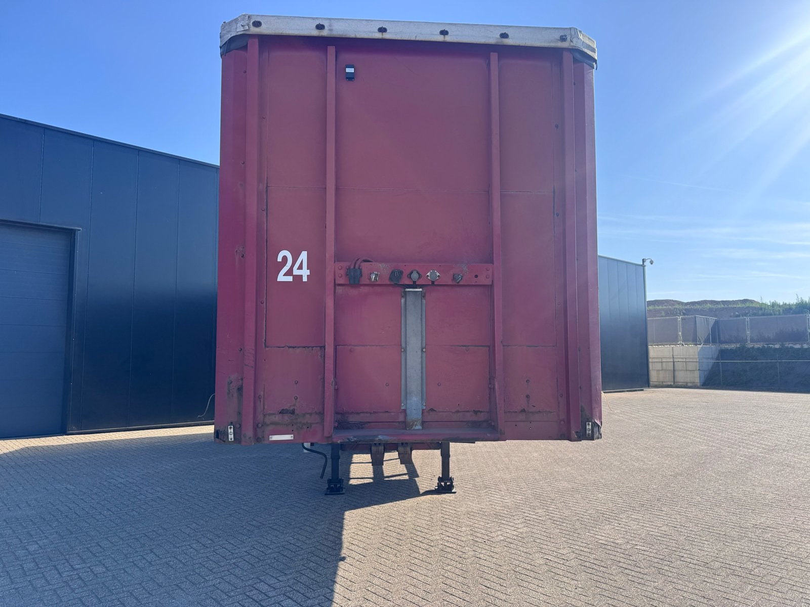 City trailer Oplegger met Schuifzeil en Laadklep 0-2-30 FR, Auto's, Vrachtwagens, Particulier, Te koop