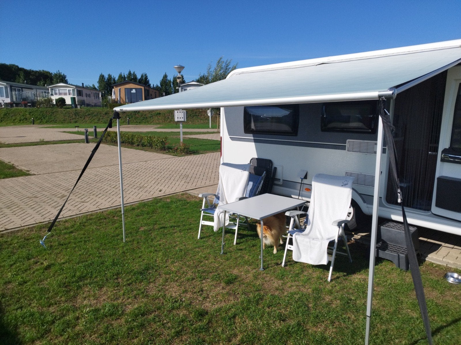 accessoir: luifel voor caravan of camper, Caravans en Kamperen, Ophalen, Zo goed als nieuw