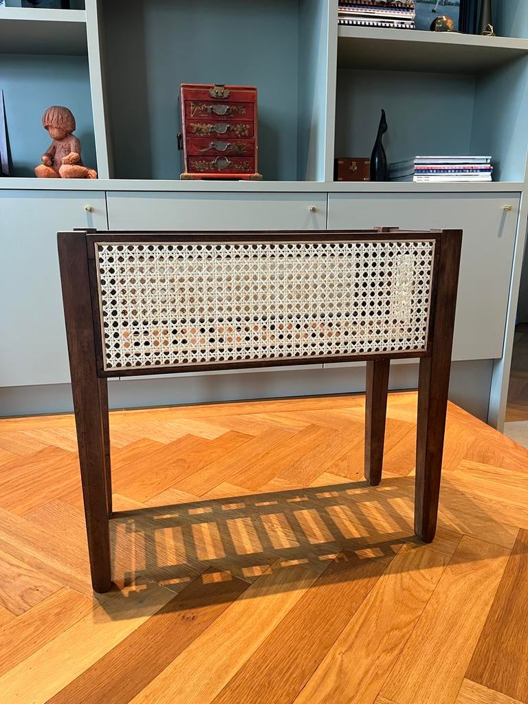 Plantentafel rotan H&M, Ophalen, Hout, Boho, Zo goed als nieuw
