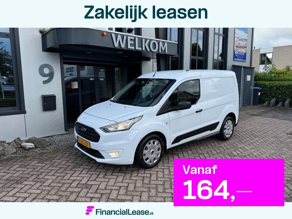 Ford Transit Connect 1.5 TDCi Airco, verwarmde voorruit, 3-p, Gebruikt, 4 cilinders, Wit, Origineel Nederlands