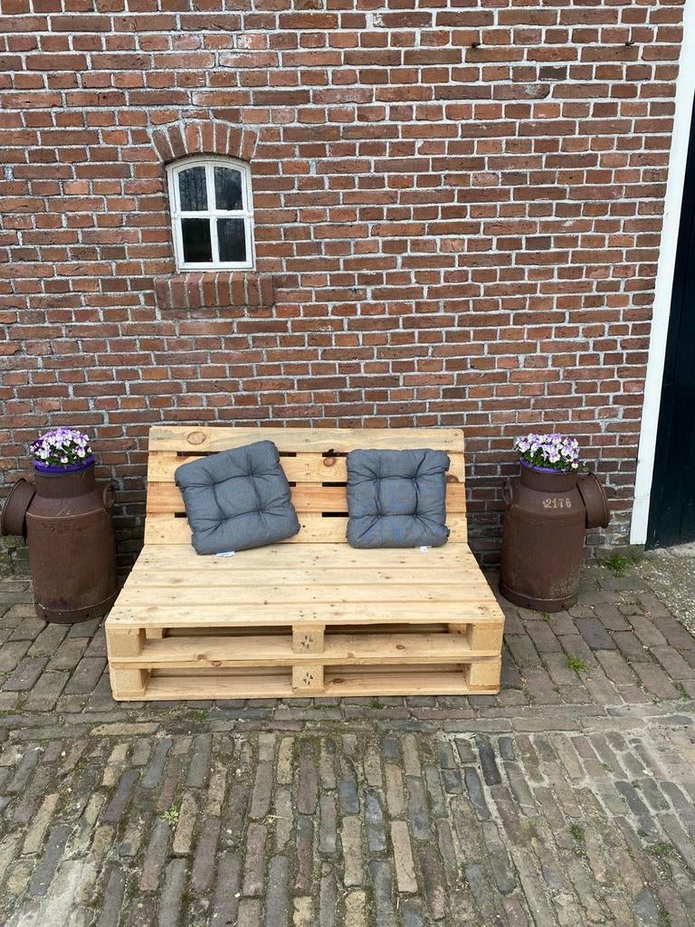 Palletbankje, Tuin en Terras, Tuinbanken, Ophalen of Verzenden, Nieuw, Hout