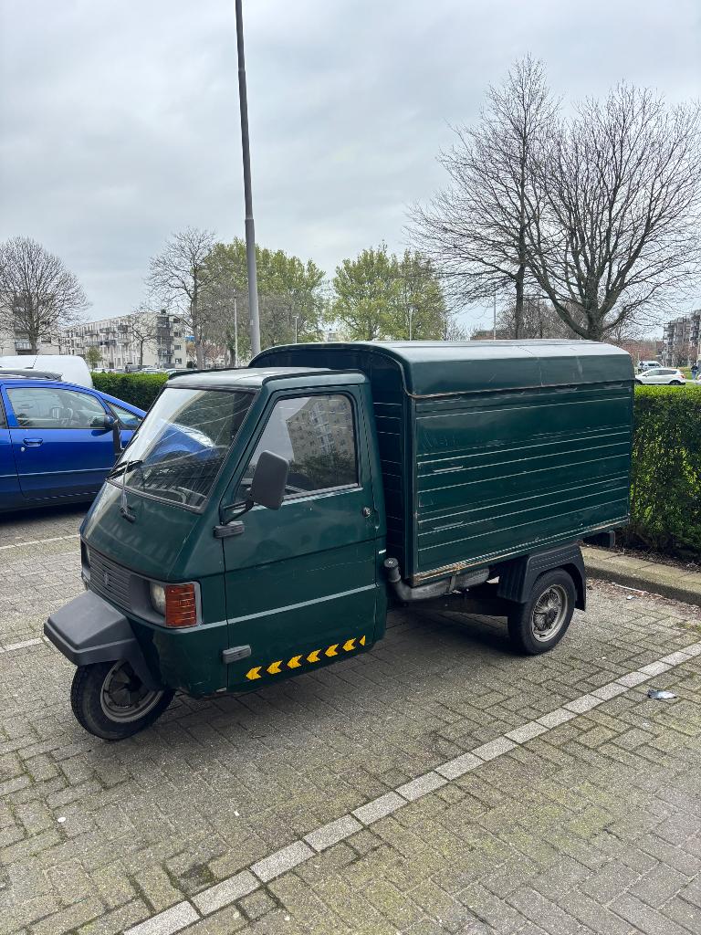 Piaggio Ape T1, 218 cc, 11 pk, Handgeschakeld, Particulier