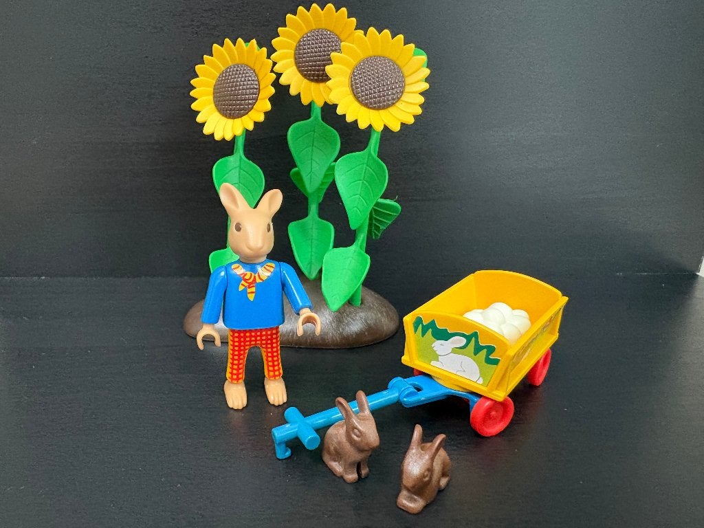 Playmobil 4453 Paashaas met Bolderkar, Kinderen en Baby's, Complete set, Ophalen of Verzenden, Zo goed als nieuw, Figuren