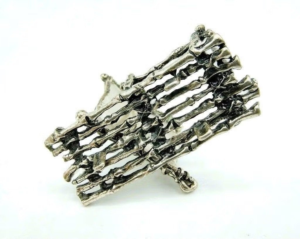 Zilveren miniatuur, vlot met zeil, Italië, 800, Verzenden, Zilver