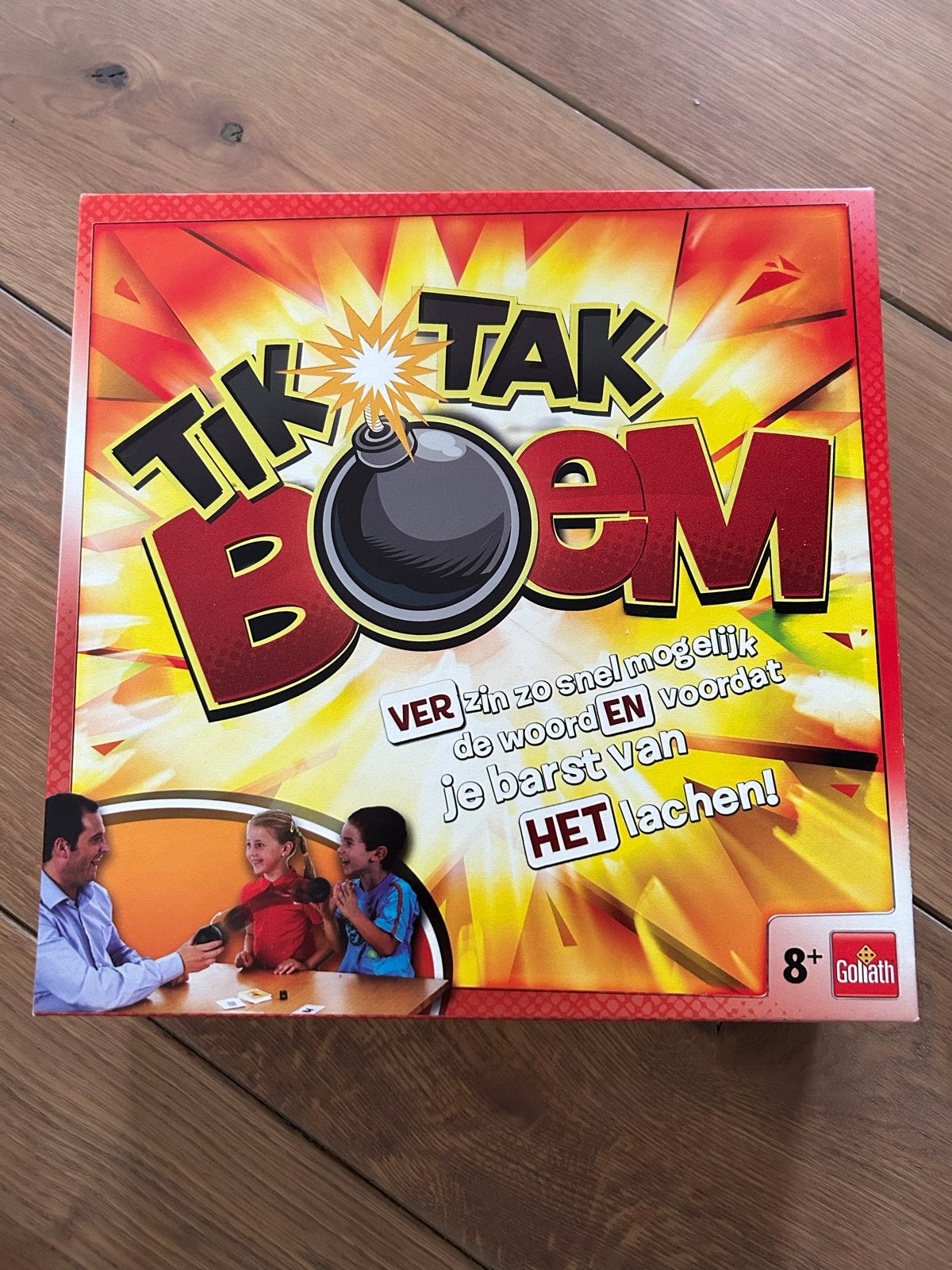 Tik Tak Boem - Het hilarische woordspel van Goliath, Drie of vier spelers, Ophalen, Zo goed als nieuw