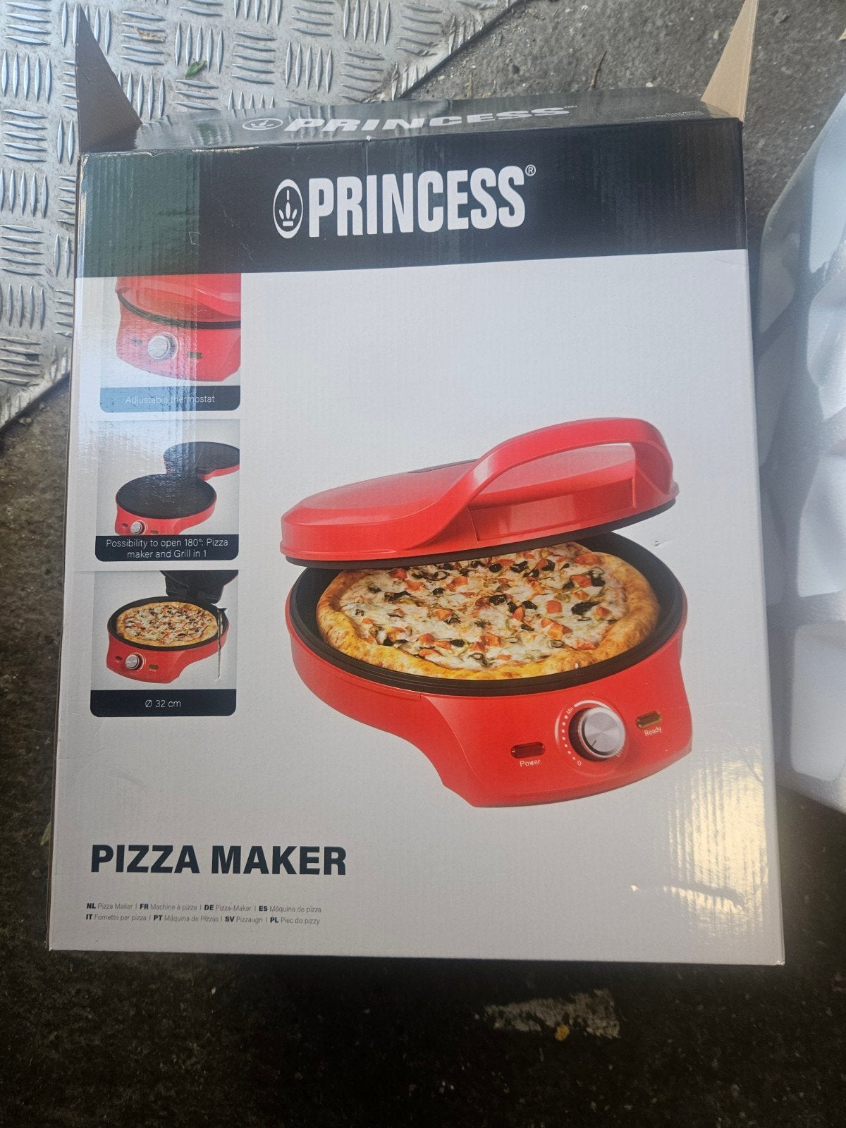 Princess pizza maker  115007, Ophalen of Verzenden, Nieuw, Minder dan 45 cm