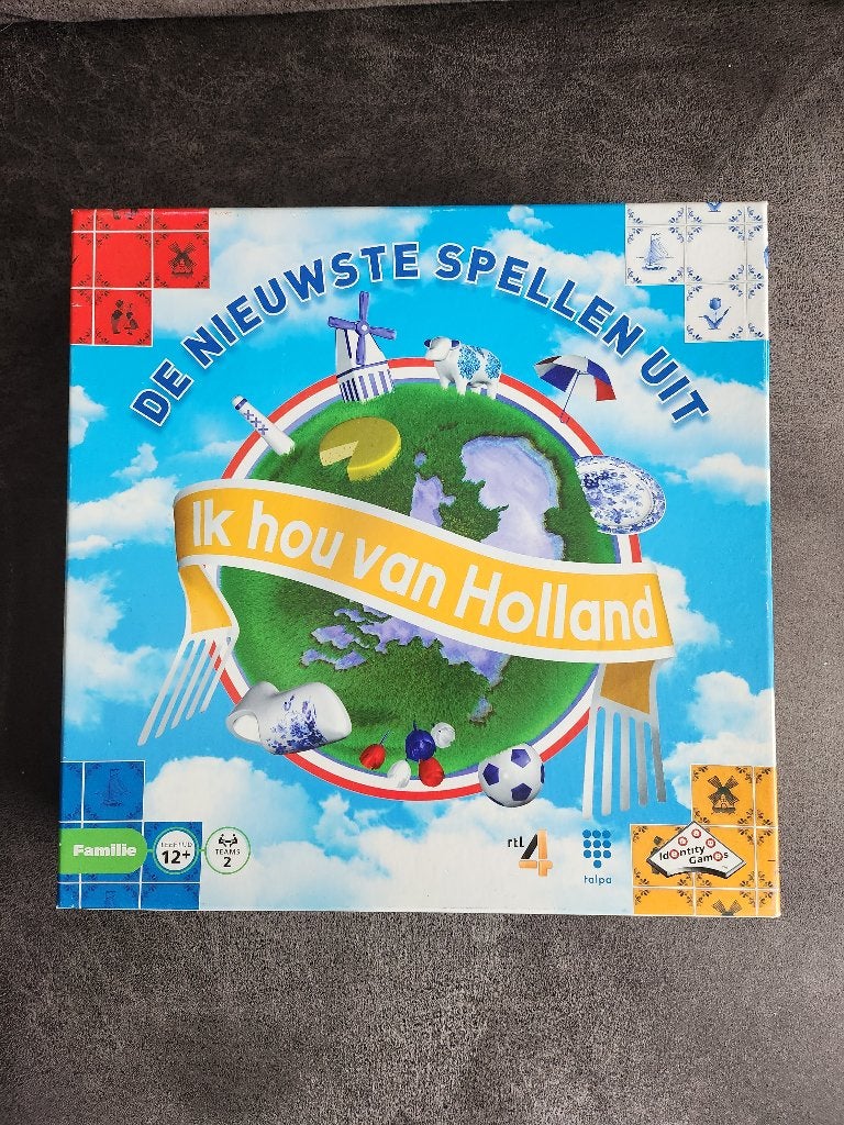 Bordspel Ik Hou Van Holland, Ophalen of Verzenden, Zo goed als nieuw, Identity Games