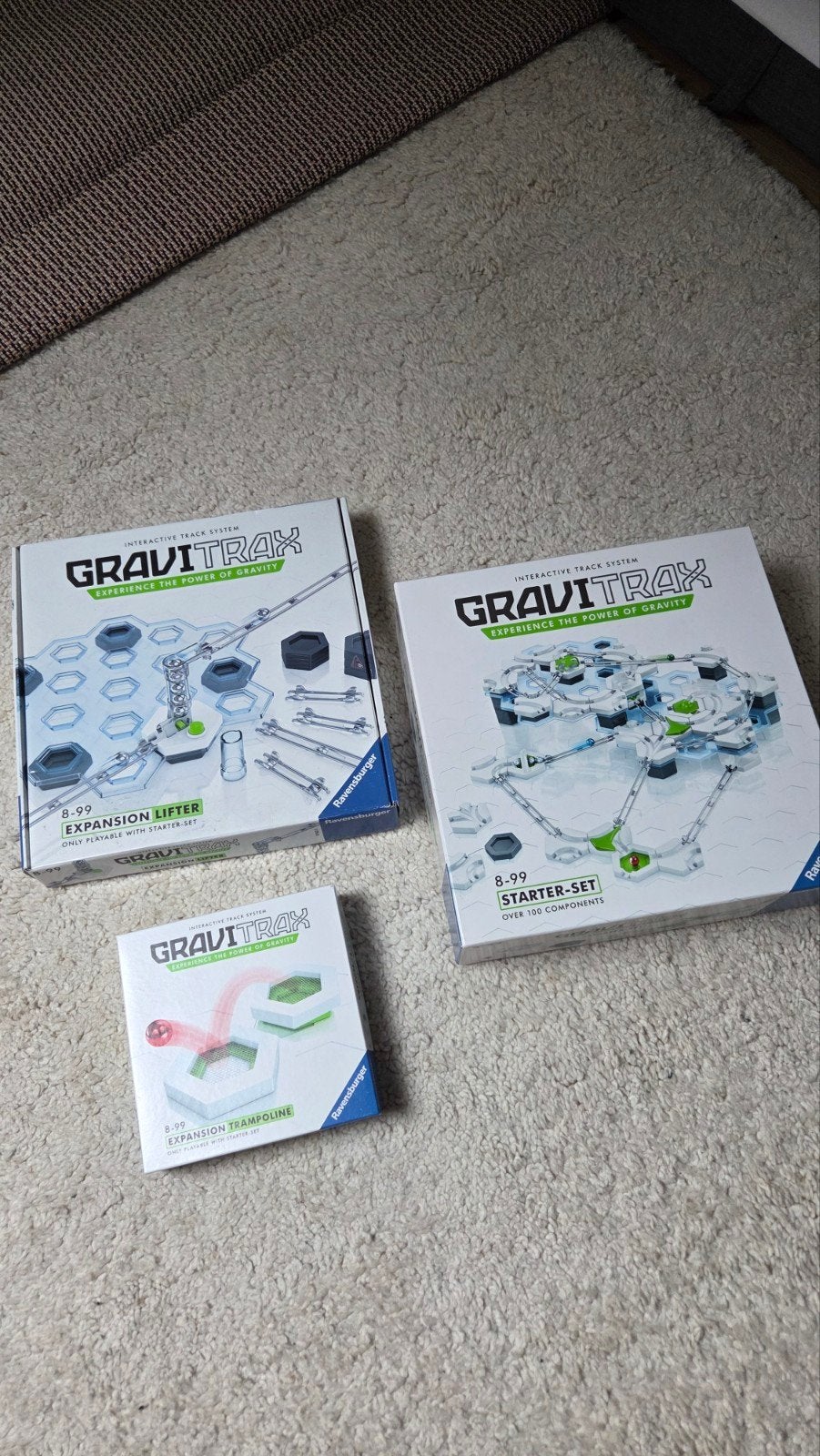 GraviTrax Starter-Set met uitbreidingen Lifter & Trampoline, Kinderen en Baby's, Speelgoed | Educatief en Creatief, Ophalen, Zo goed als nieuw