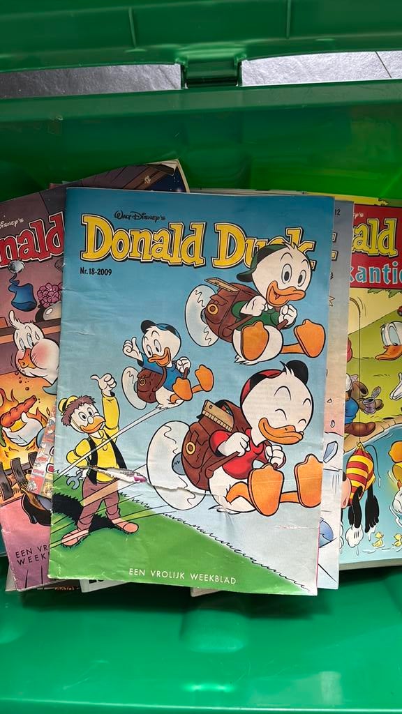 Kist met Donald Ducks, Boeken, Meerdere comics, Ophalen, Gelezen, Europa