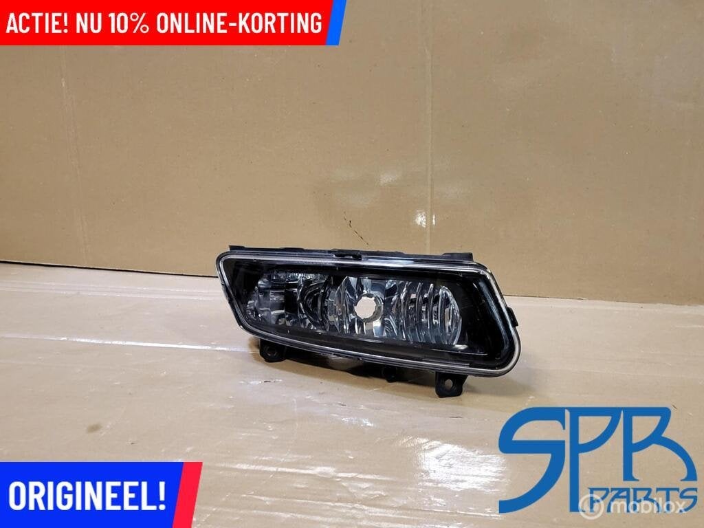 VW POLO 6R GTI R-LINE GT MISTLAMP RECHTSVOOR BEHUIZING BARST, Gebruikt, VOLKSWAGEN, Volkswagen, Ophalen of Verzenden