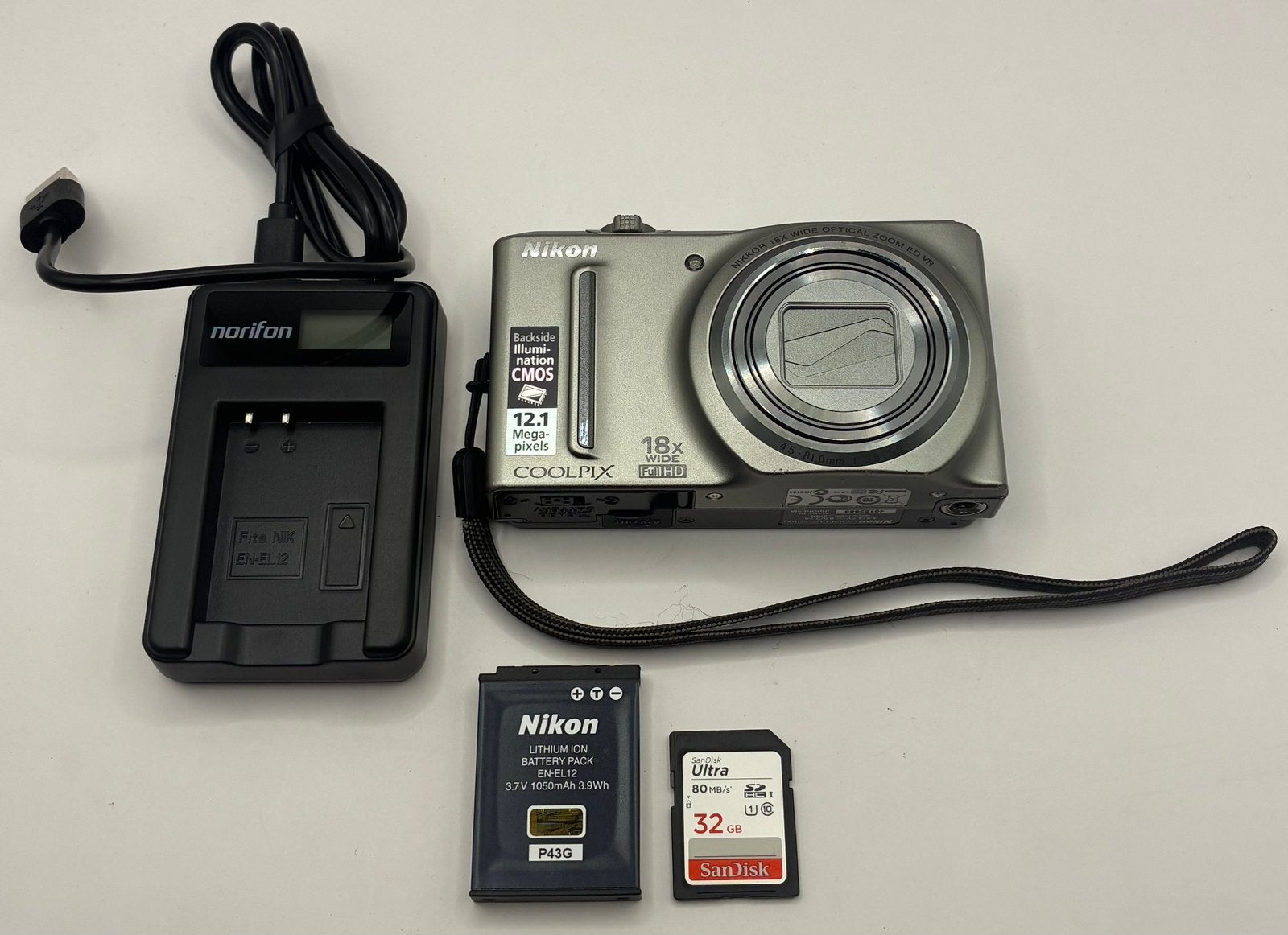 Nikon coolpix S9100 - compact camera, Ophalen of Verzenden, Zo goed als nieuw, Nikon, 8 keer of meer