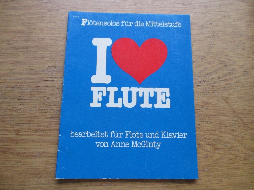 I love flute - 12 titels voor dwarsfluit en piano, Klassiek, Piano, Ophalen of Verzenden, Zo goed als nieuw