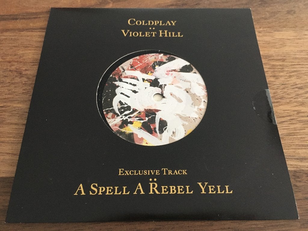Vinyl Single PROMO Coldplay Violet Hill +SpellRebelYell NEW, Cd's en Dvd's, 7 inch, Ophalen of Verzenden, Pop, Nieuw in verpakking