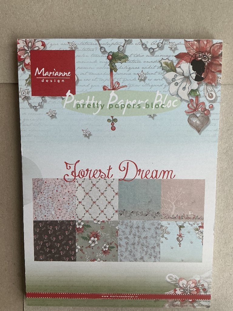 Marianne design pretty papers bloc (kerst), Ophalen of Verzenden, Nieuw, Kerst, Overige typen