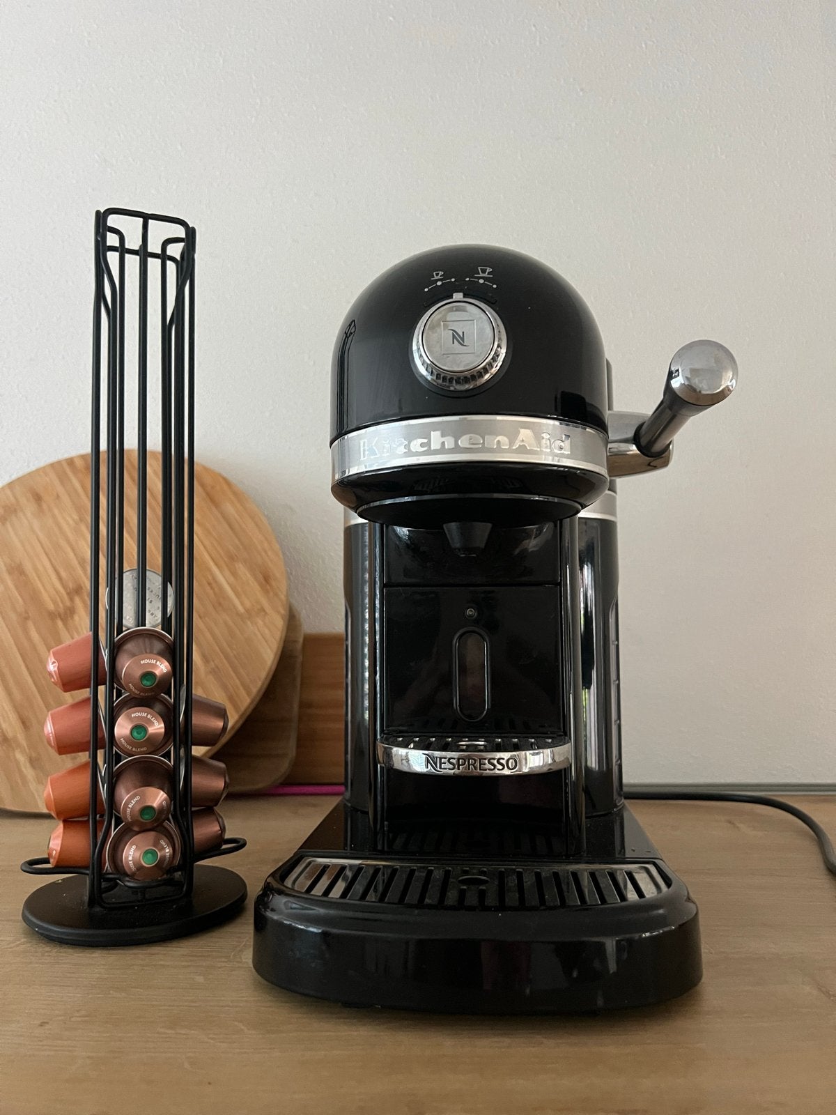 KitchenAid Nespresso Koffiezetapparaat - Zwart, Ophalen, Gebruikt, Espresso apparaat, 1 kopje