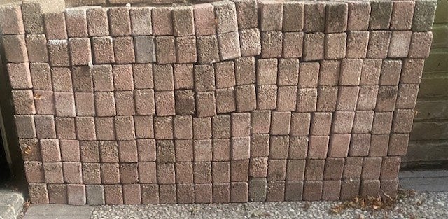 klinkertjes waalformaat, Tuin en Terras, Ophalen, Gebruikt, Keramiek, Klinkers
