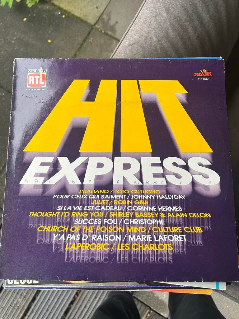 Hit Express - Diverse Artiesten (LP, Polystar, 1983), Gebruikt, 1980 - 1989, Ophalen of Verzenden, Complilatie