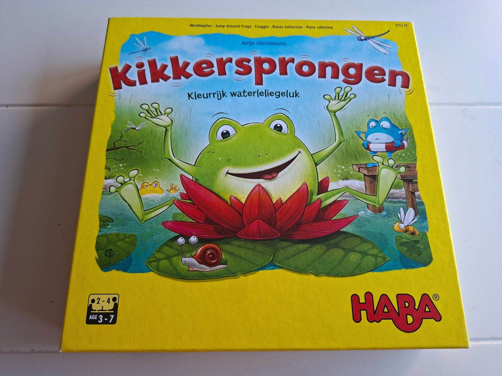 Haba kikkersprongen zgan, Ophalen of Verzenden, Zo goed als nieuw