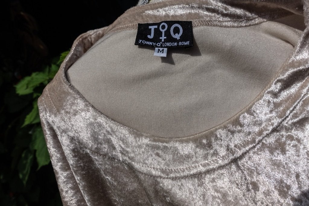 prachtige velours glans top Jonny Q - nl mt XS-S - nieuw, Jonny Q, Nieuw, Ophalen of Verzenden, Lange mouw