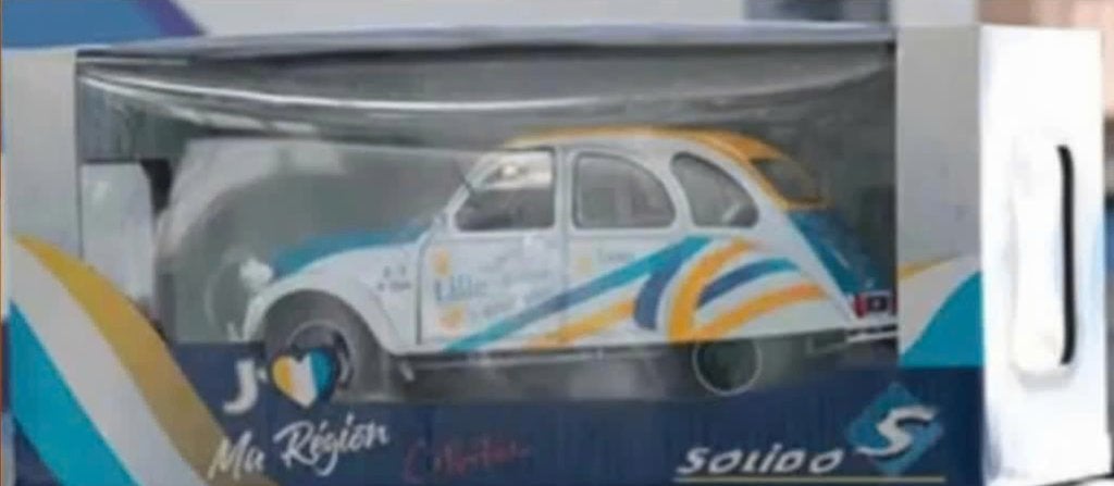 Citroen 2CV6 1982 Region Nord 1/18 SOLIDO ref. S1805021, Hobby en Vrije tijd, Modelauto's | 1:18, Verzenden, Nieuw, Auto, Solido