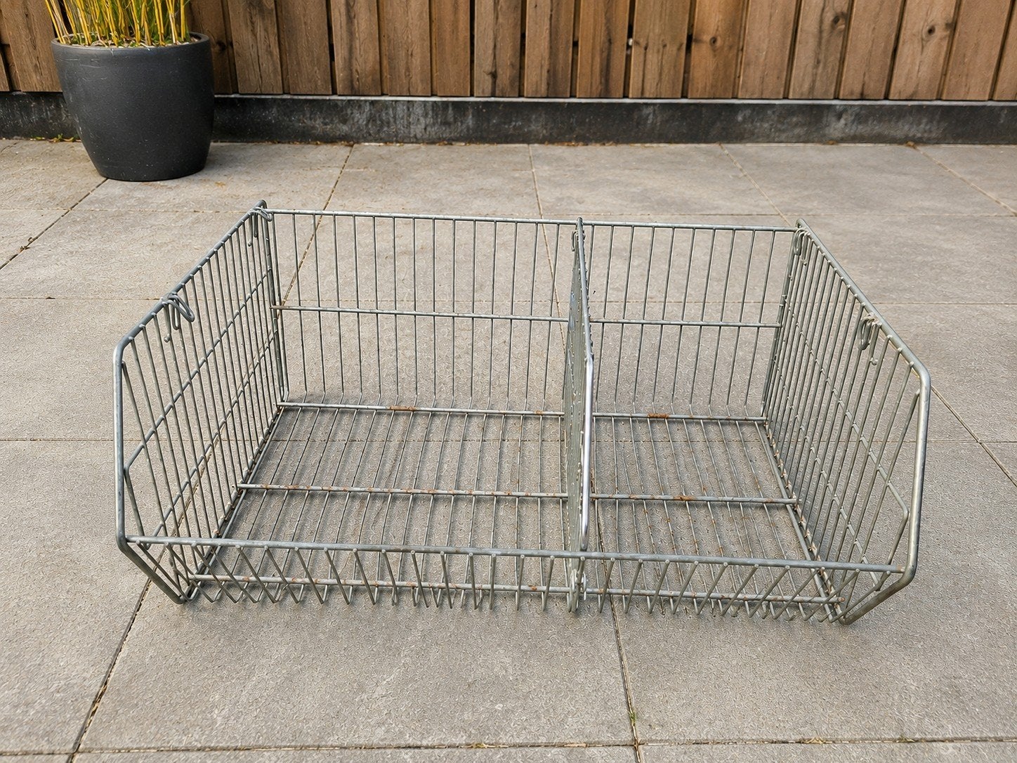 Draadmand / aardappelenmand/ decoratiemand, Gebruikt, Mand, Ophalen of Verzenden, Metaal