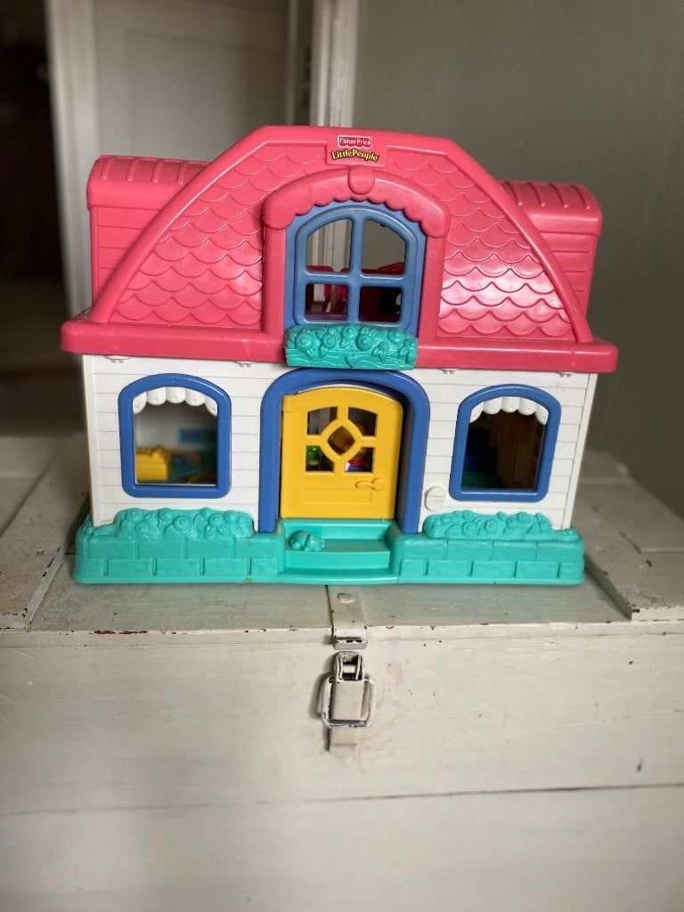Fisher price huis, Ophalen, Gebruikt, Speelset, Met geluid