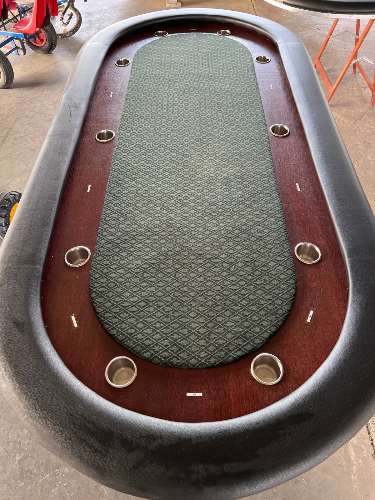 Professionele Pokertafel met Cupholders, Ophalen, Gebruikt