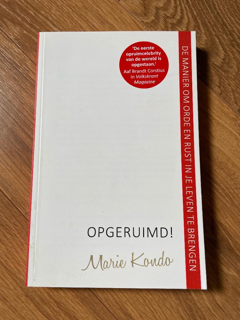 Opgeruimd!, Boeken, Ophalen of Verzenden, Zo goed als nieuw, Marie Kondo