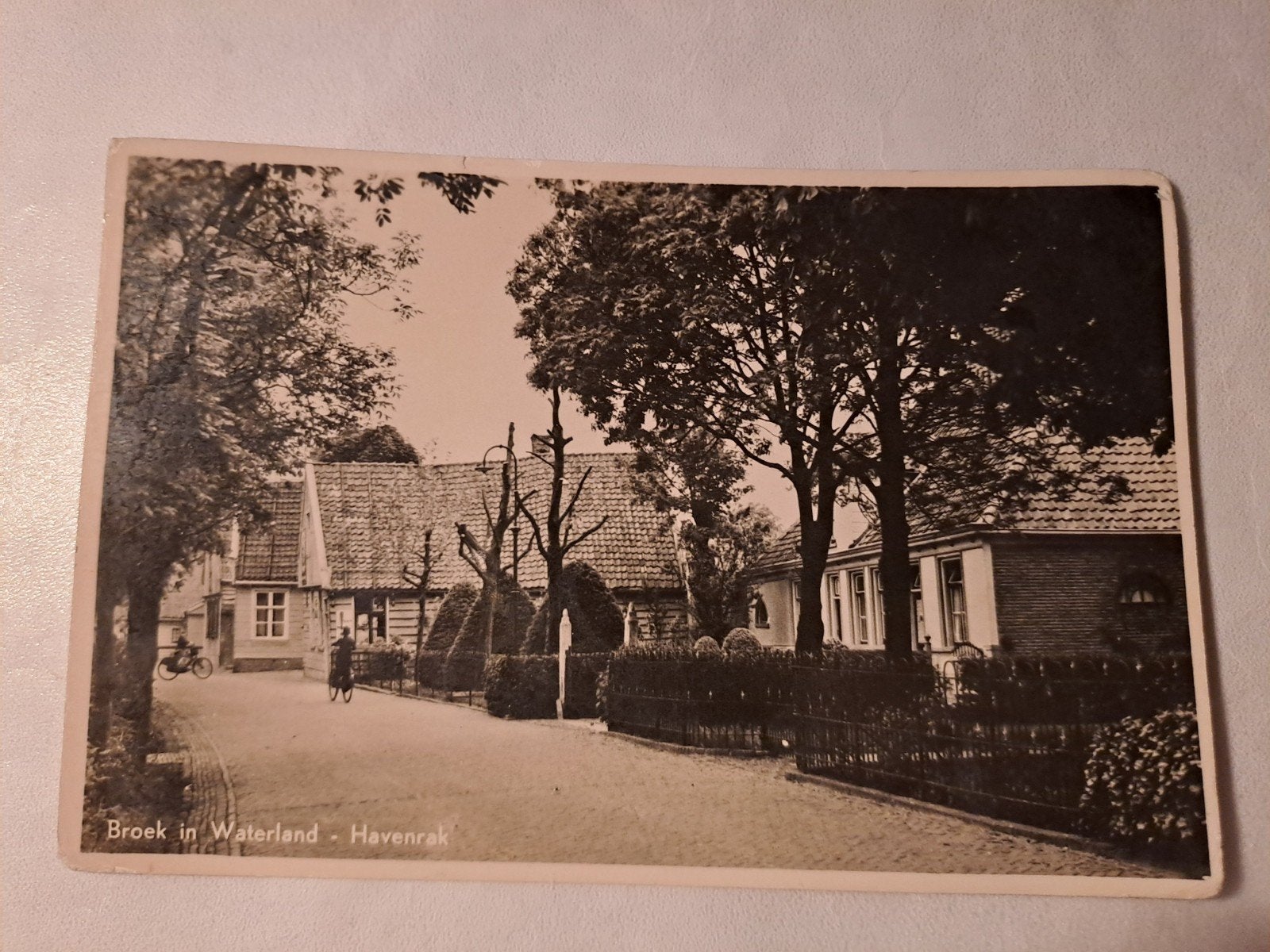 Broek in waterland, fotokaart,  gelopen, Ophalen of Verzenden, Noord-Holland