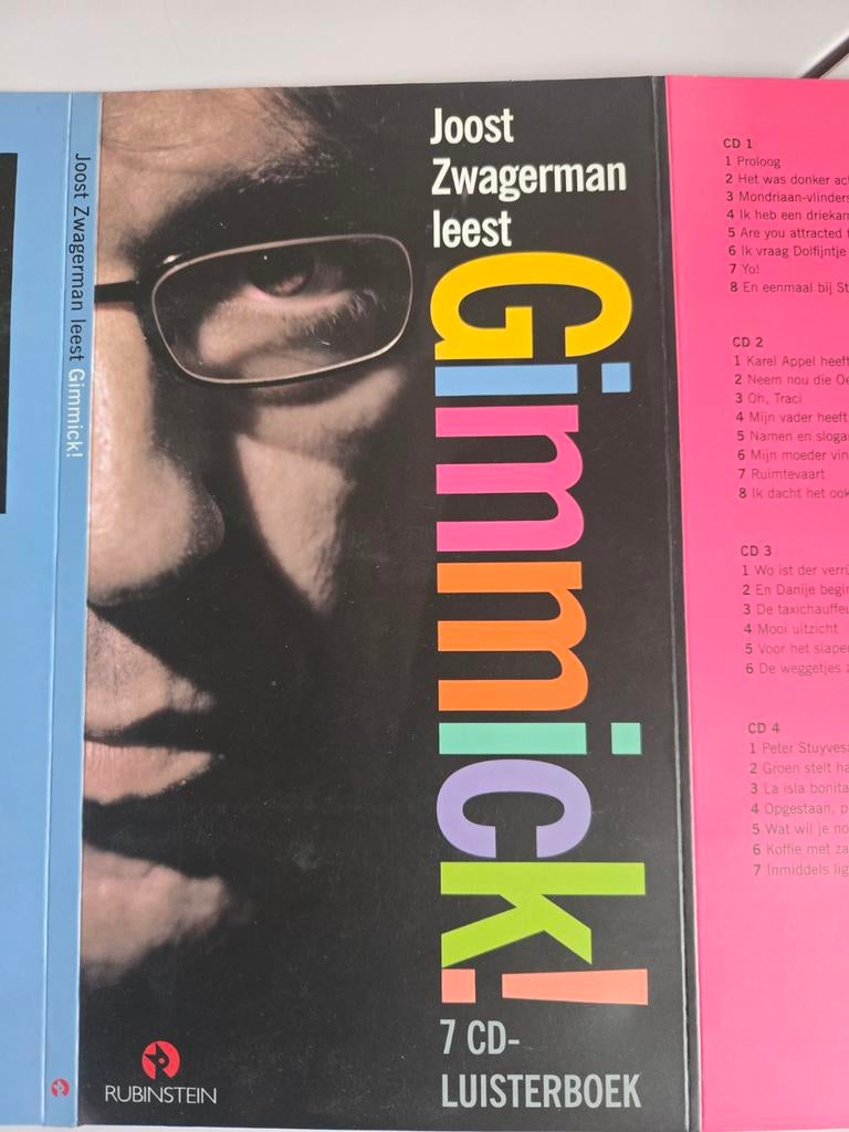 Joost Zwagerman leest Gimmick! - Luisterboek op 7 CD's, Ophalen of Verzenden