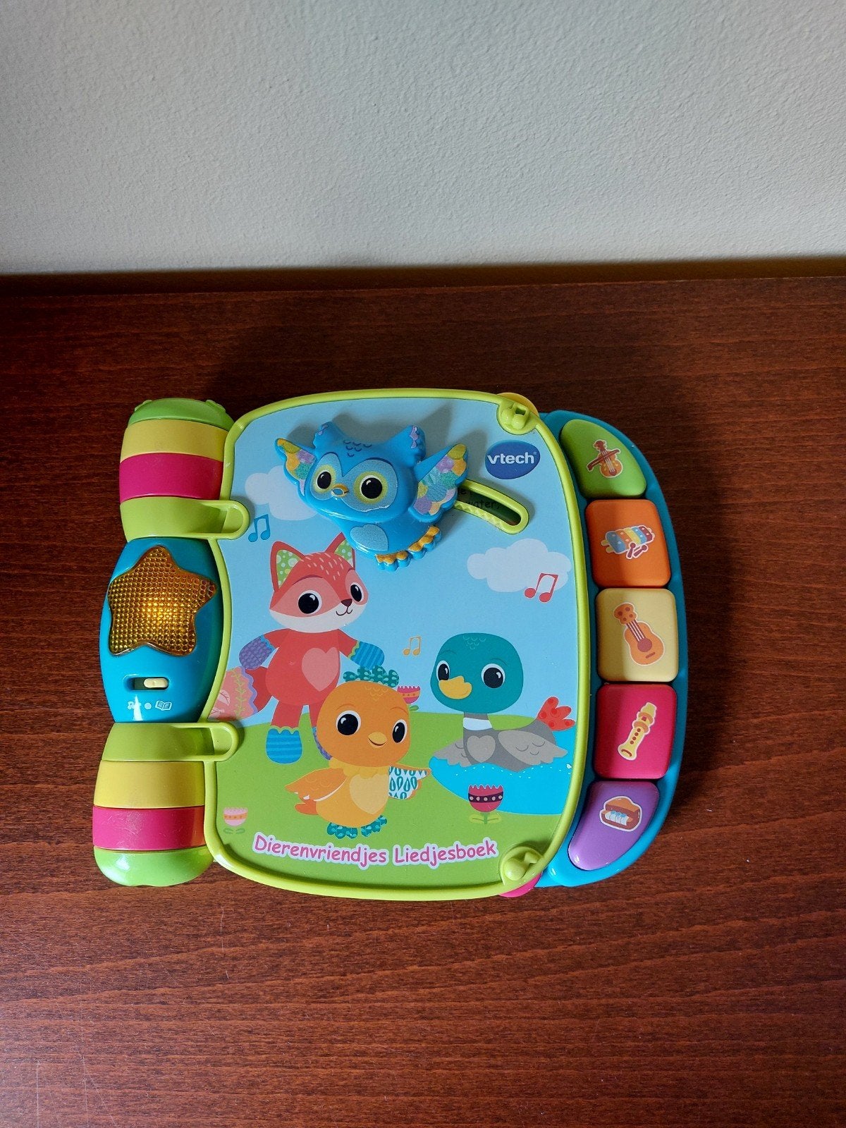 VTech Dierenliedjesboek met licht en geluid, Ophalen of Verzenden, Zo goed als nieuw, Overige typen, Met licht