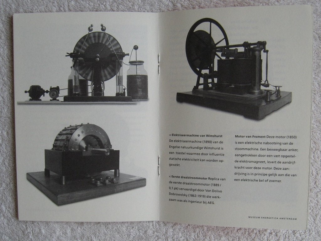 Catalogus uit 2004 van Museum Energetica, Ophalen of Verzenden, Gelezen, Folder