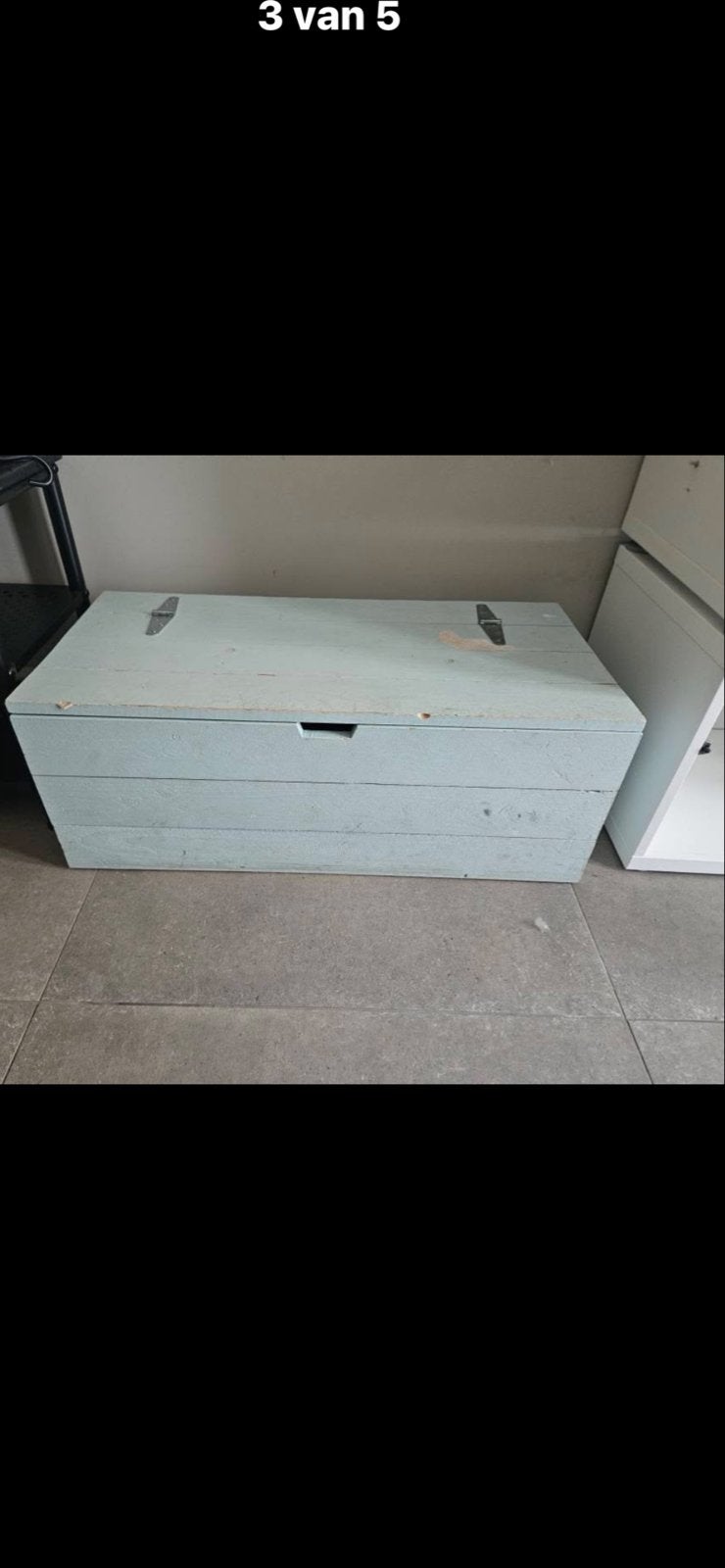 Houten kist - Opbergkist - Speelgoedkist, Huis en Inrichting, Woonaccessoires | Kisten, Gebruikt, 100 tot 150 cm, Ophalen of Verzenden