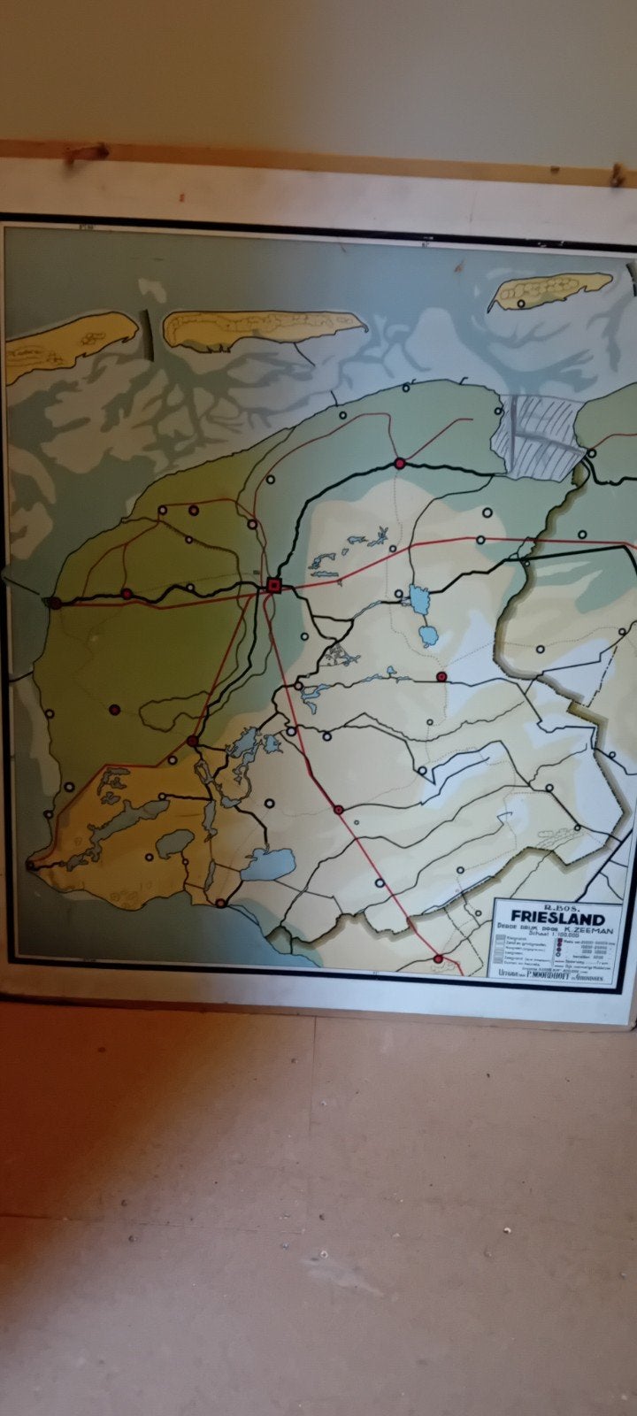 Schoolplaat Friesland, Ophalen, Aardrijkskunde