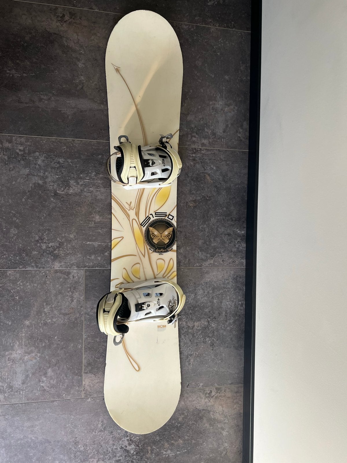 5150 Amethyst Snowboard 149cm met bindingen, Overige merken, 140 tot 160 cm, Gebruikt, Overige typen