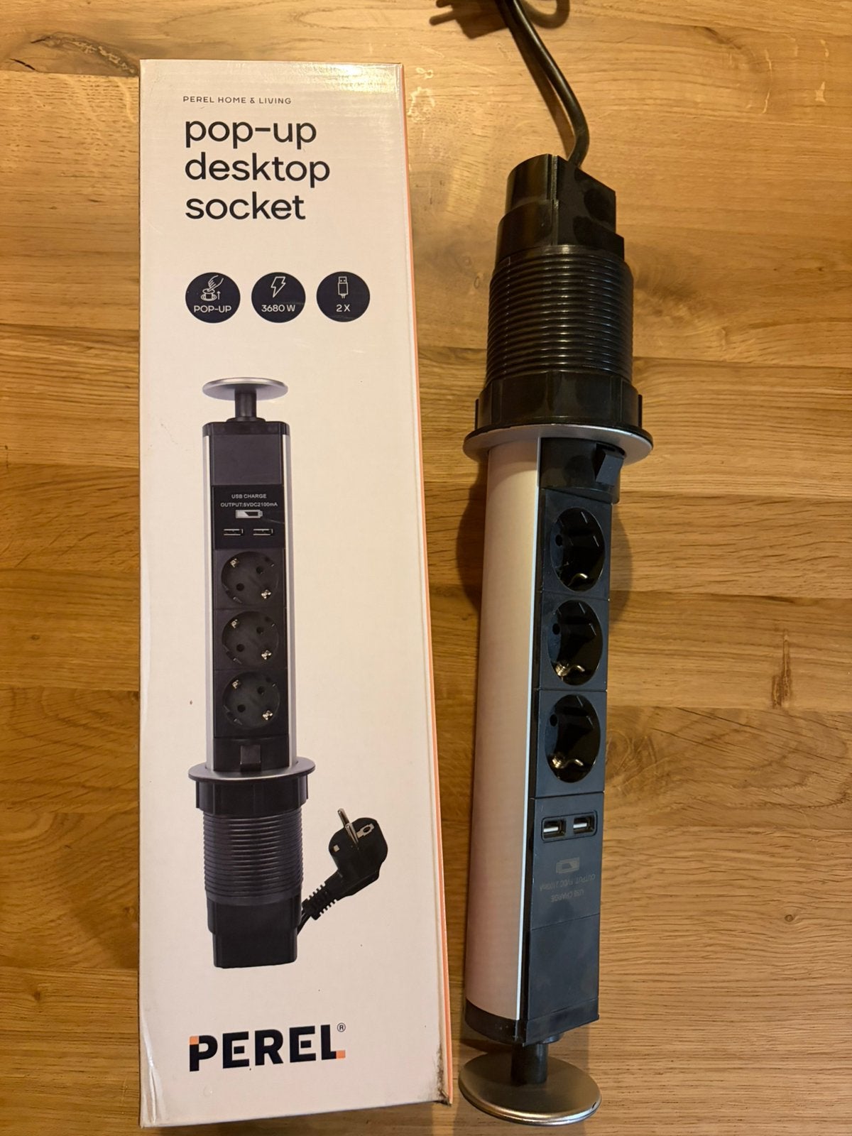 Perel pop-up stekkerdoos 40x gloednieuw, Doe-het-zelf en Verbouw, Elektra en Kabels, Ophalen of Verzenden, Nieuw, Stopcontact