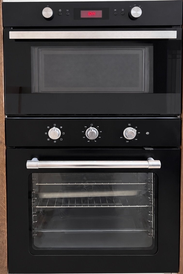 IKEA SNABB Inbouw Magnetron en Oven Zwart/RVS, Witgoed en Apparatuur, Ophalen, Gebruikt, IKEA, Combi-oven