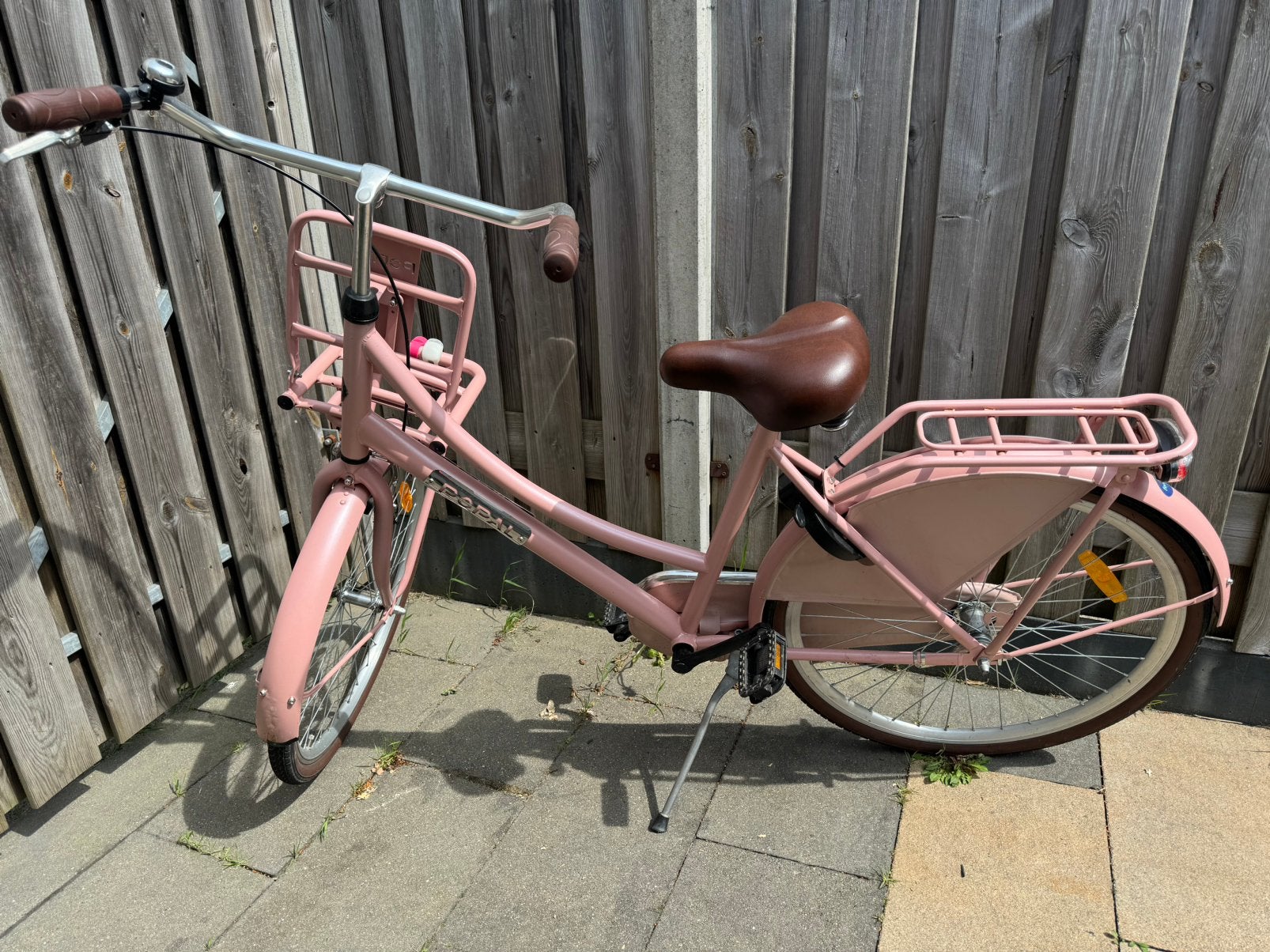 Popal Daily Dutch Basic transportfiets 26 inch zalmroze, Terugtraprem, Ophalen, 26 inch of meer, Handrem
