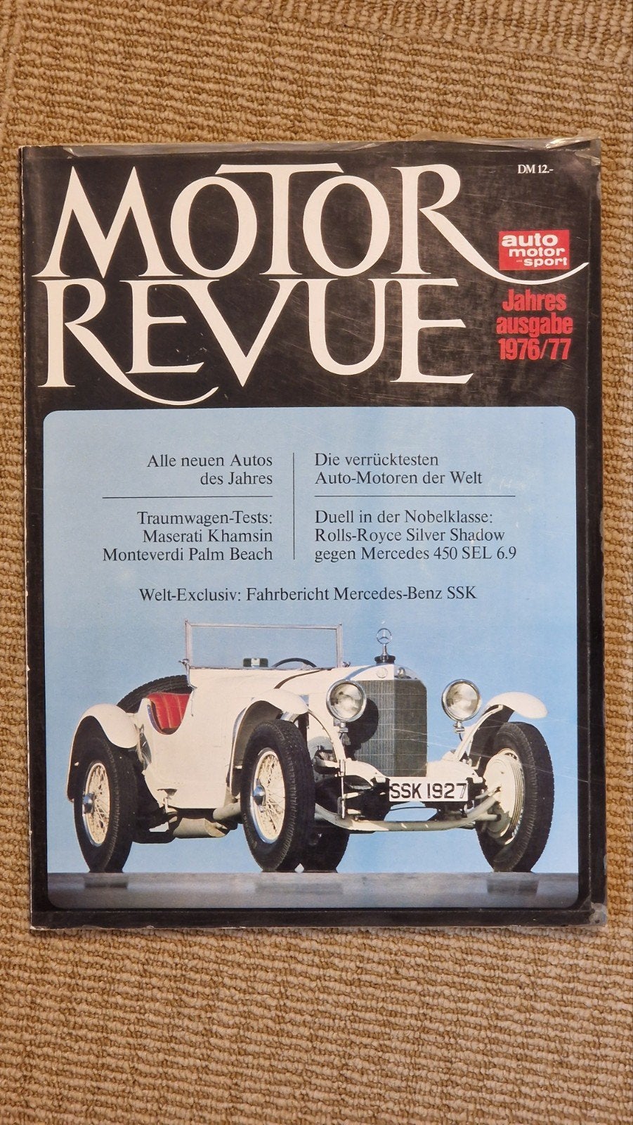 Tijdschrift Motorrevue 1976/77, Ophalen of Verzenden, Gelezen, Mercedes