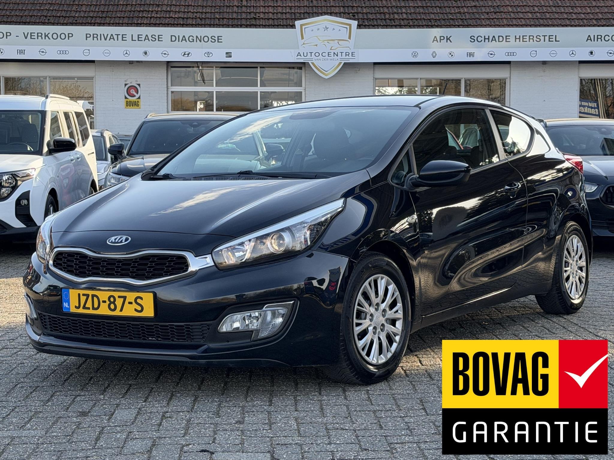 Kia pro_cee'd 1.4 CVVT BLUETOOTH | AIRCO | CRUISE | BOVAG !, Auto's, Stof, Gebruikt, 4 cilinders, Zwart