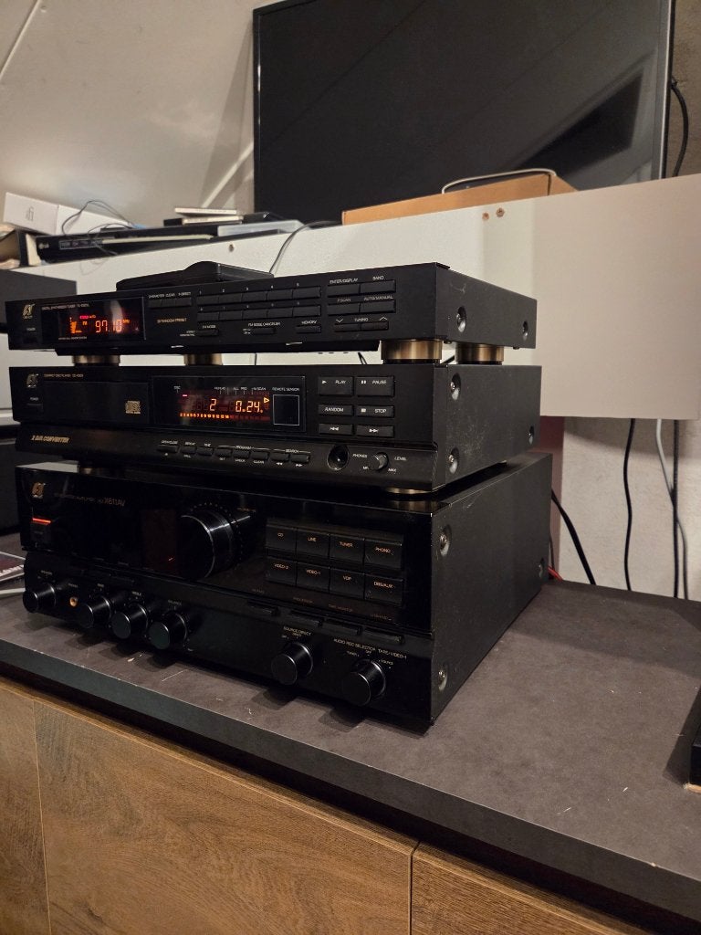 Sansui AU-X611AV versterker en Sansui Tuner met Cspeler, Losse componenten, Zo goed als nieuw, Tuner of Radio, Ophalen