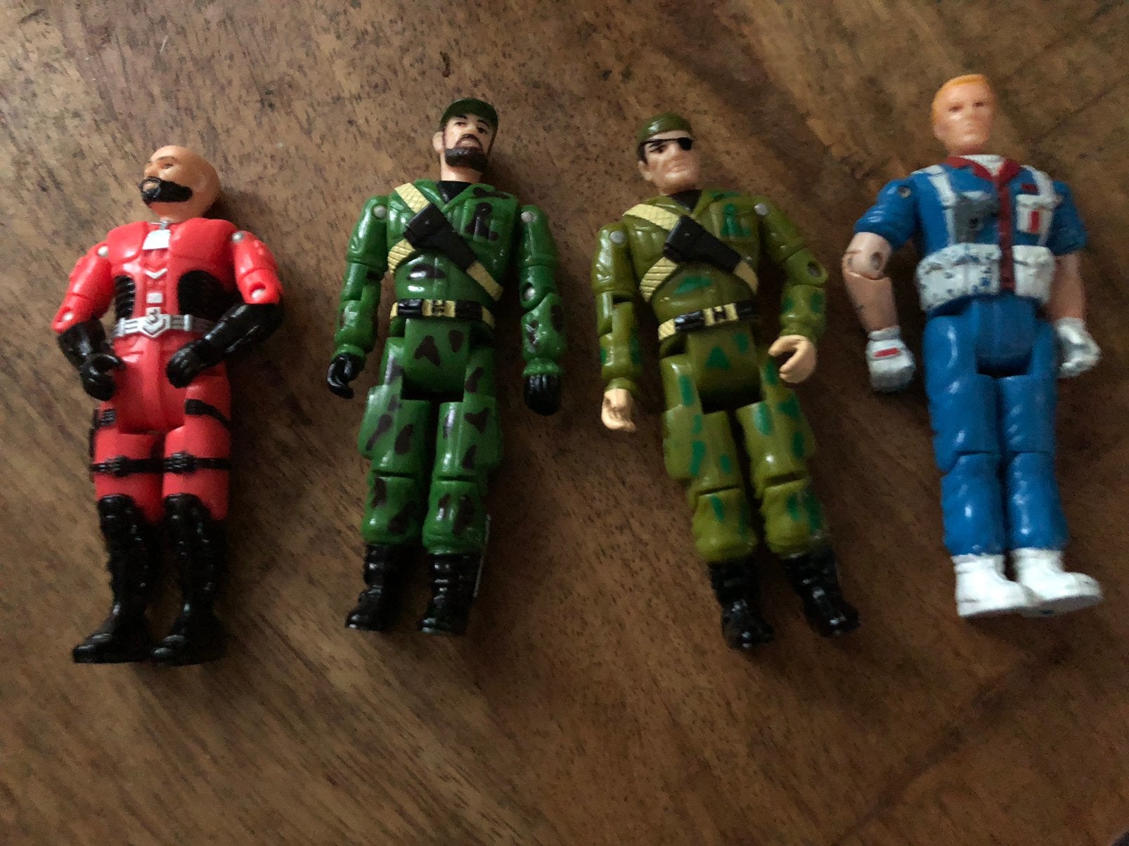 Gi joe hasbro  vintage lot of 4 action  figures, Verzamelen, Ophalen, Zo goed als nieuw