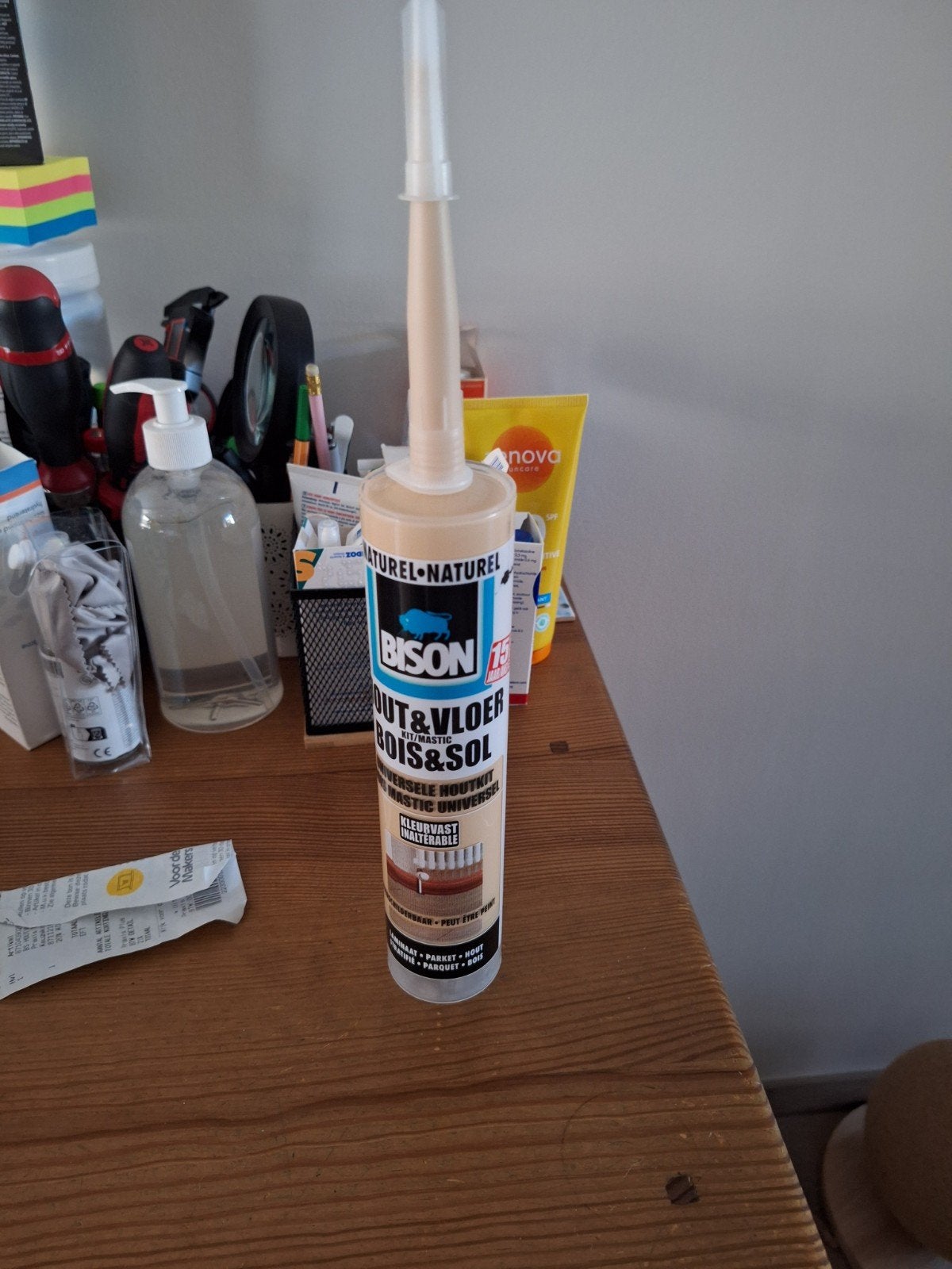 Bison Hout & Vloer Kit/Mastic Universeel, Minder dan 25 mm, Ophalen of Verzenden, Zo goed als nieuw, Plank