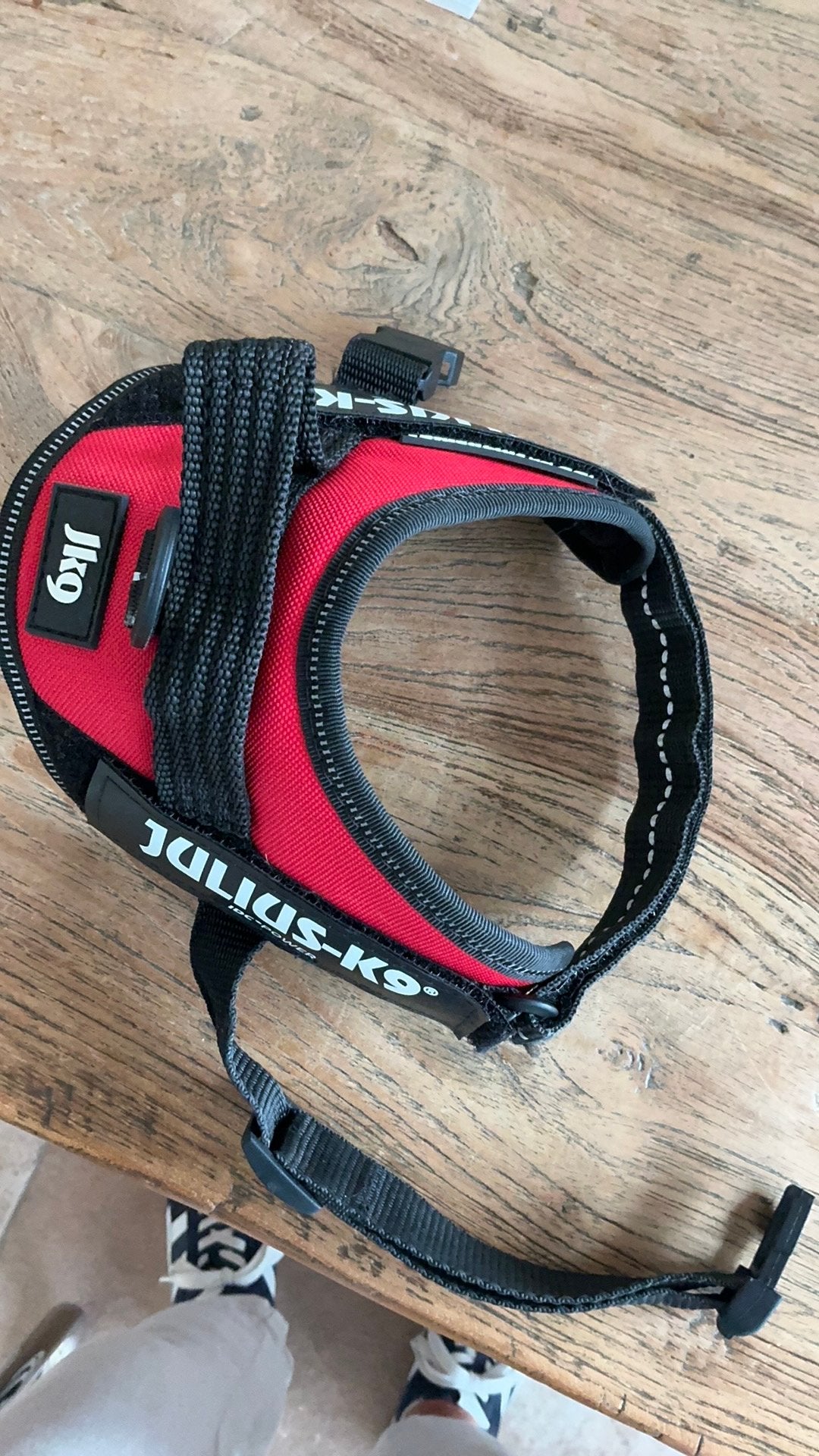 Tuigje kleine hond,XS, rood zwart,julius K 9, Ophalen, Zo goed als nieuw
