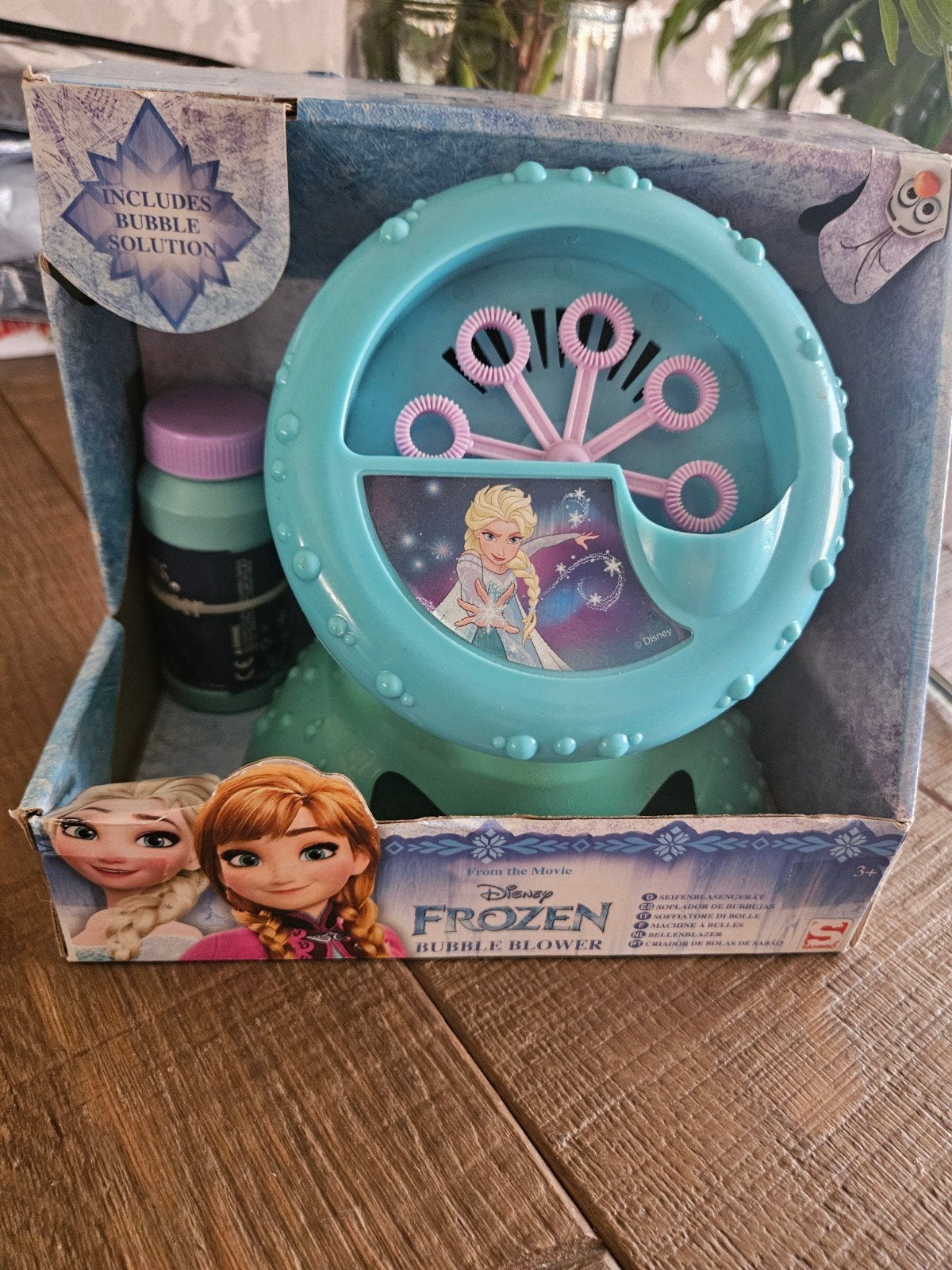 Frozen Bellenblaas Machine - Disney Elsa & Anna, Ophalen of Verzenden, Nieuw, Meisje
